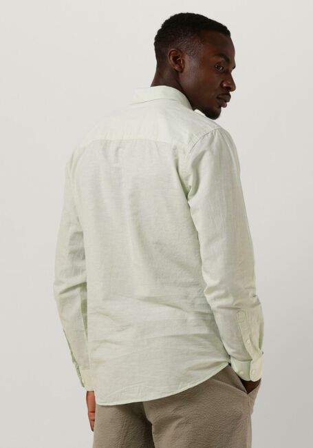 Groene SELECTED HOMME Klassiek overhemd SLHSLIMNEW-LINEN SHIRTS LS CLASSIC W - large