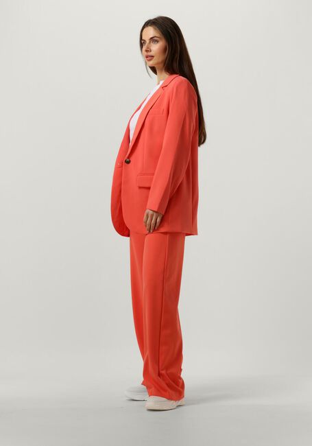 Rode OBJECT Pantalon OBJLISA WIDE PANT Rode OBJECT Pantalon OBJLISA WIDE PANT - large