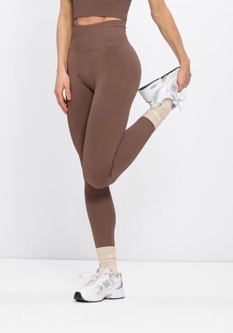 Bruine AIM'N Broeken SHAPE SEAMLESS TIGHTS - large