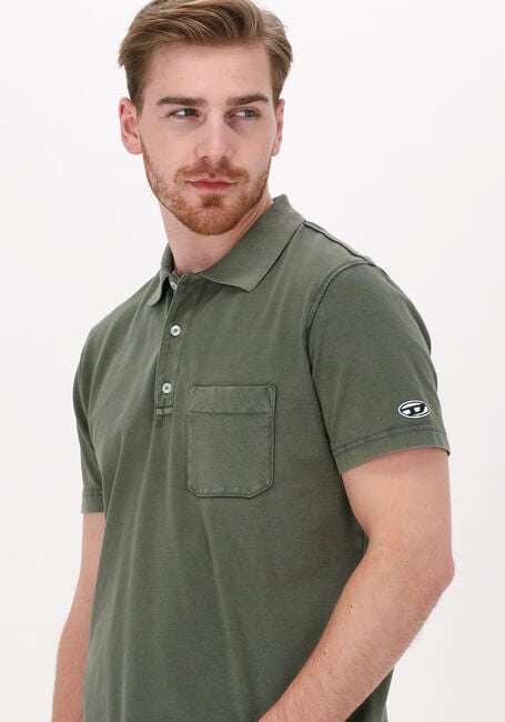 Donkergrijze DIESEL Polo T-POLO-WORKY-DOV-PE - large