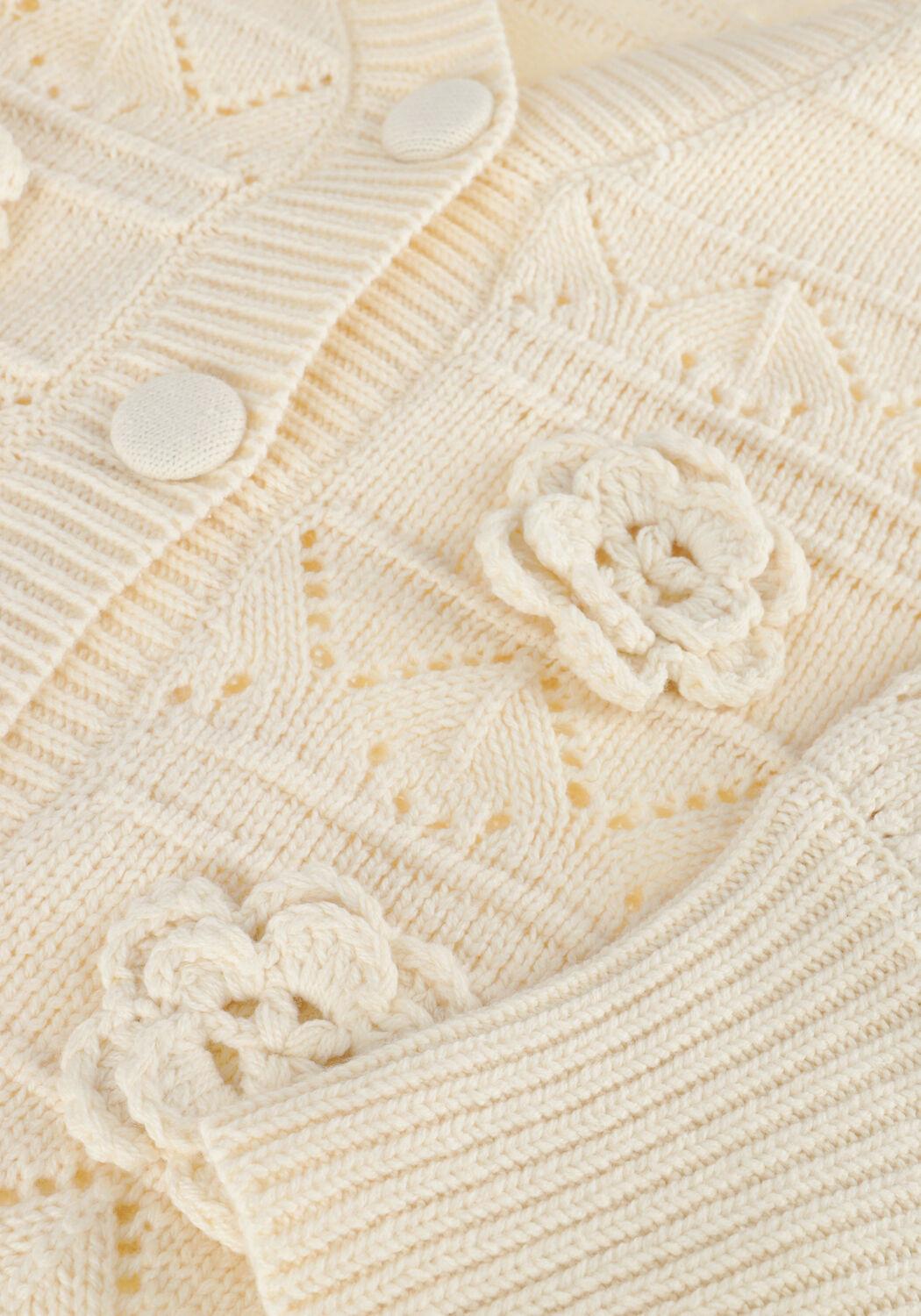 Beige Y.A.S. Vest YASPINA LS KNIT CARDIGAN S. - large