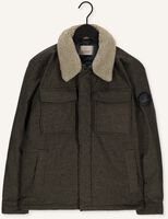 Groene DSTREZZED Jack CARPENTER WOOL LT. MELANGE Groene DSTREZZED Jack CARPENTER WOOL LT. MELANGE - medium