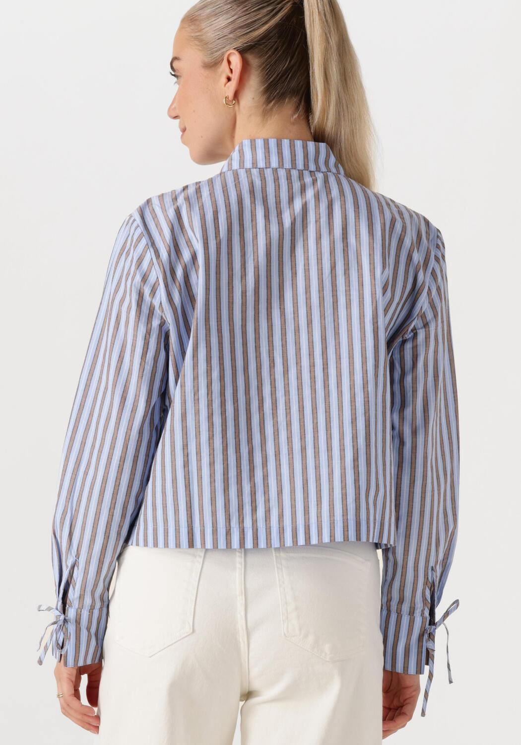 MODSTRÖM Modström Dames Blouses Meyrickmd Stripe Shirt Blauw