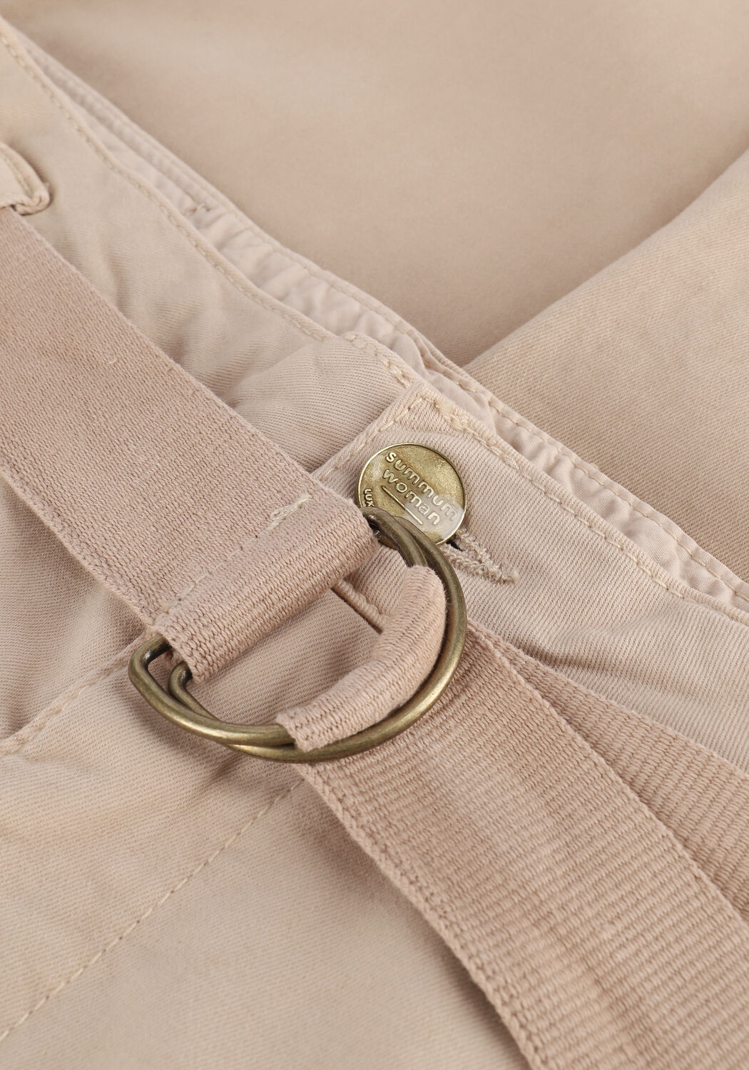 Beige SUMMUM Pantalon ALPACA TAPERED PANT FINE TWILL - large