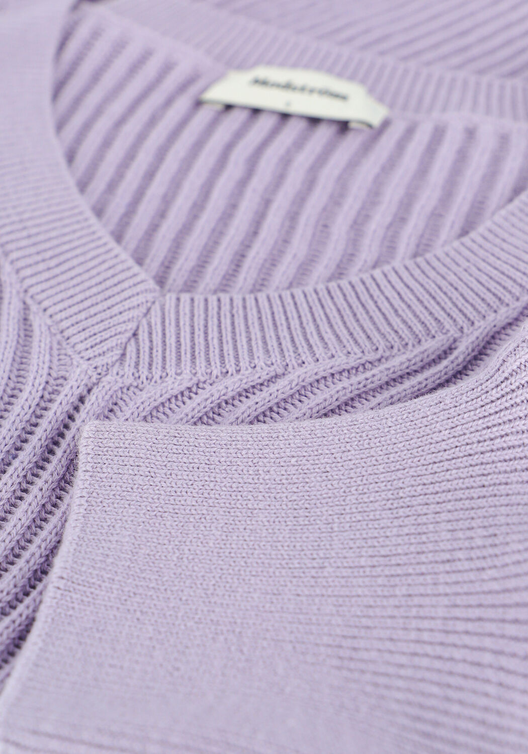 Lila MODSTR&Ouml;M Trui LUCA V-NECK - large