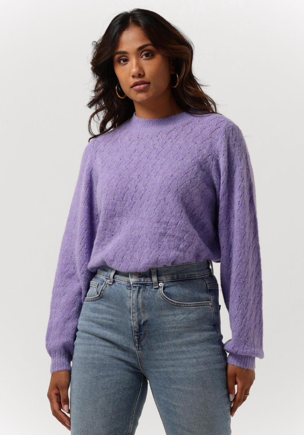 Paarse trui sale bershka