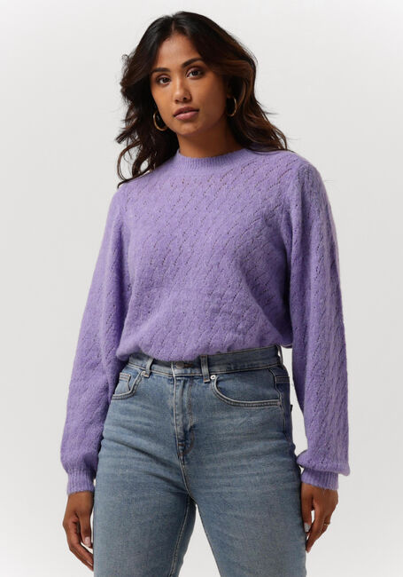 Paarse MSCH COPENHAGEN Trui CORDELIA ALPACA PULLOVER - large