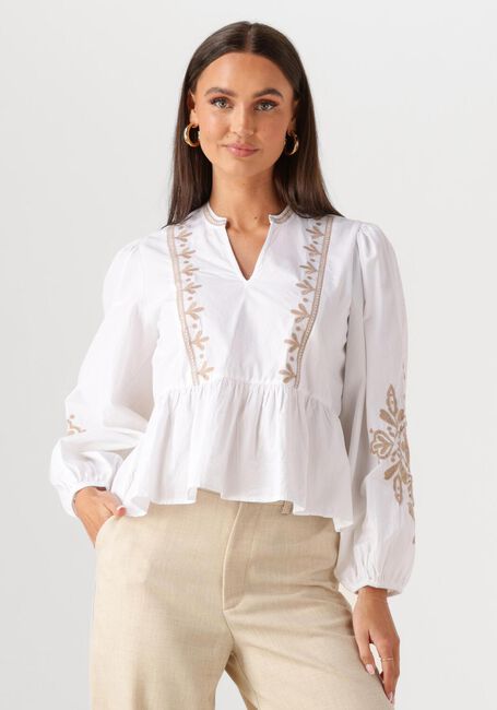 Witte NEO NOIR Blouses GINIA EMB BLOUSE - large