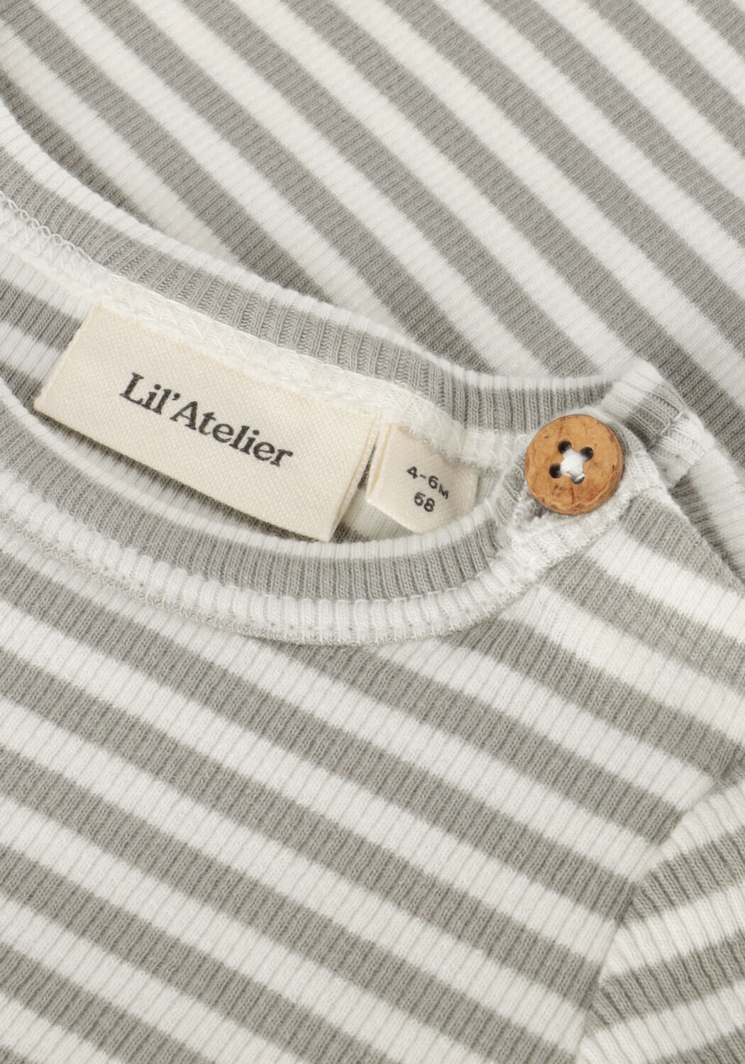 Grijze LIL' ATELIER Rompers NBMGAGO LS SLIM BODY LIL NOOS - large