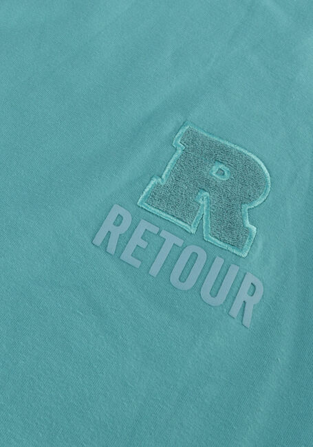 Turquoise RETOUR T-shirt RANDY - large