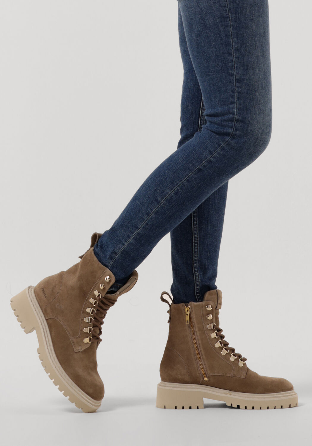 Taupe veterboots cheap