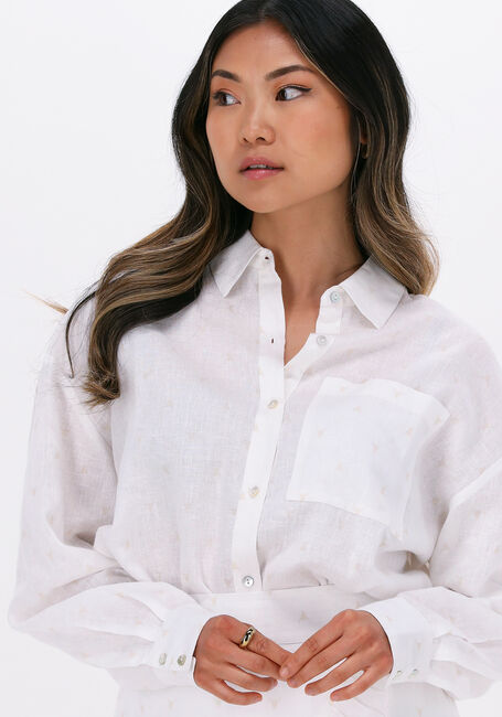 Ecru ALIX THE LABEL Blouses WOVEN BULL LINEN LYOCELL BLOUSE - large