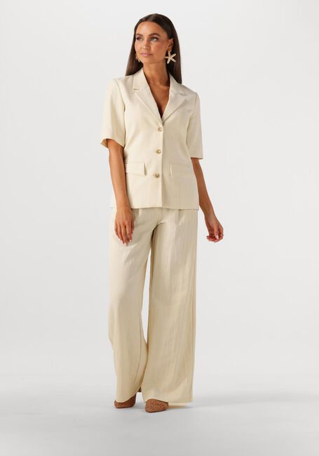 Beige MSCH COPENHAGEN Wijde broek MSCHBLASE EDELMIRA PANTS - large