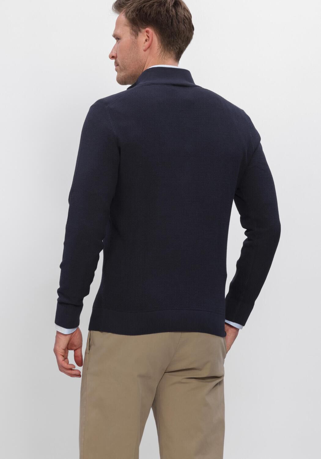 Donkerblauwe PROFUOMO Trui PPXJ30023 - large