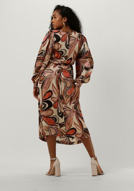 Multi SUMMUM Midi jurk DRESS PAINTED FLOWER - large