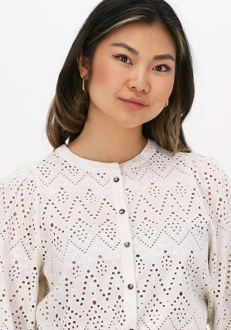 Witte BY-BAR Blouses SAMMIE EMBROIDERY BLOUSE - large