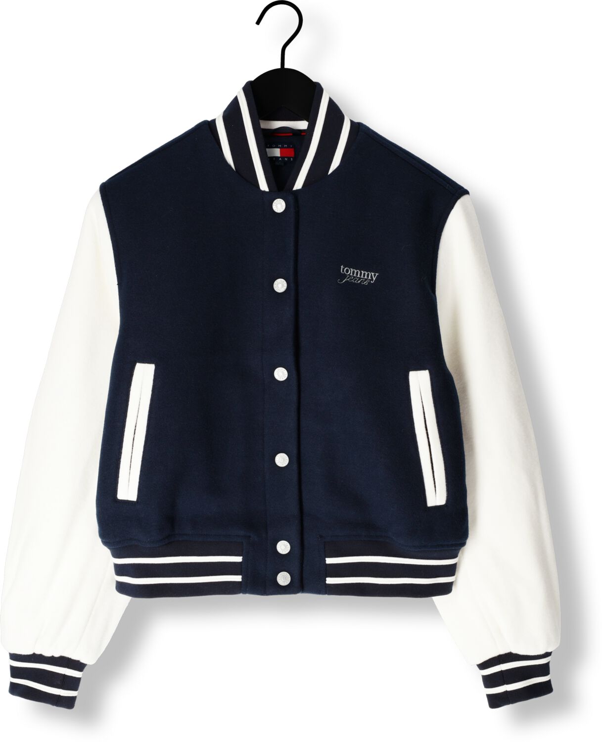 TOMMY JEANS Dames Jassen Tjw Wool Varsity Jacket Ext Donkerblauw