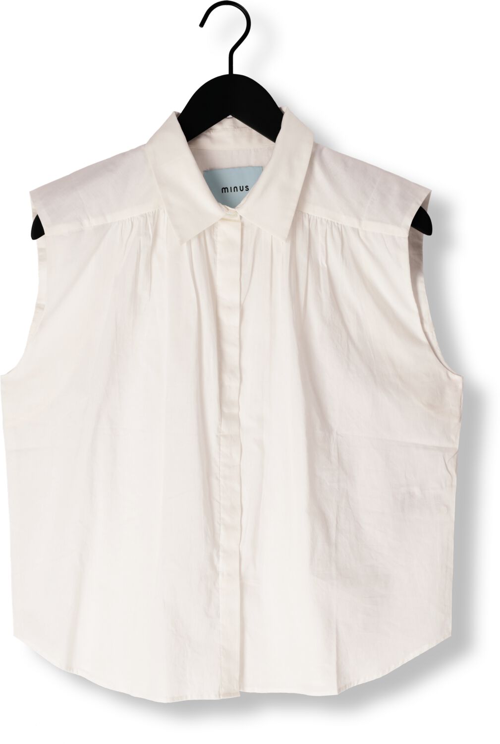 MINUS Dames Tops & T-shirts Silia Sleeveless Top Wit