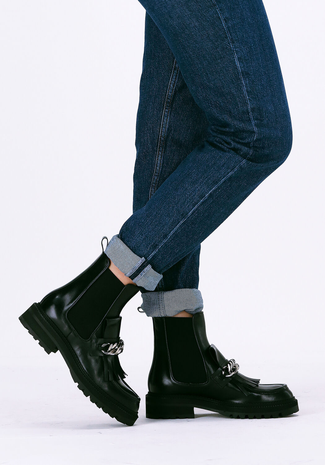 Zwarte BILLI BI Enkellaarsjes 1291 - large