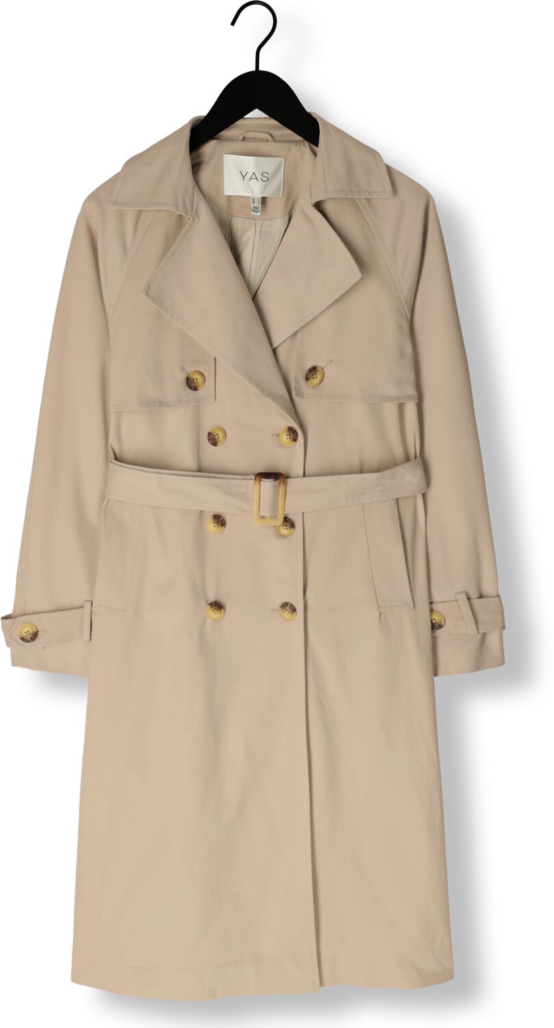 Y.A.S. Dames Jassen Yasteronimo Trench Coat Beige