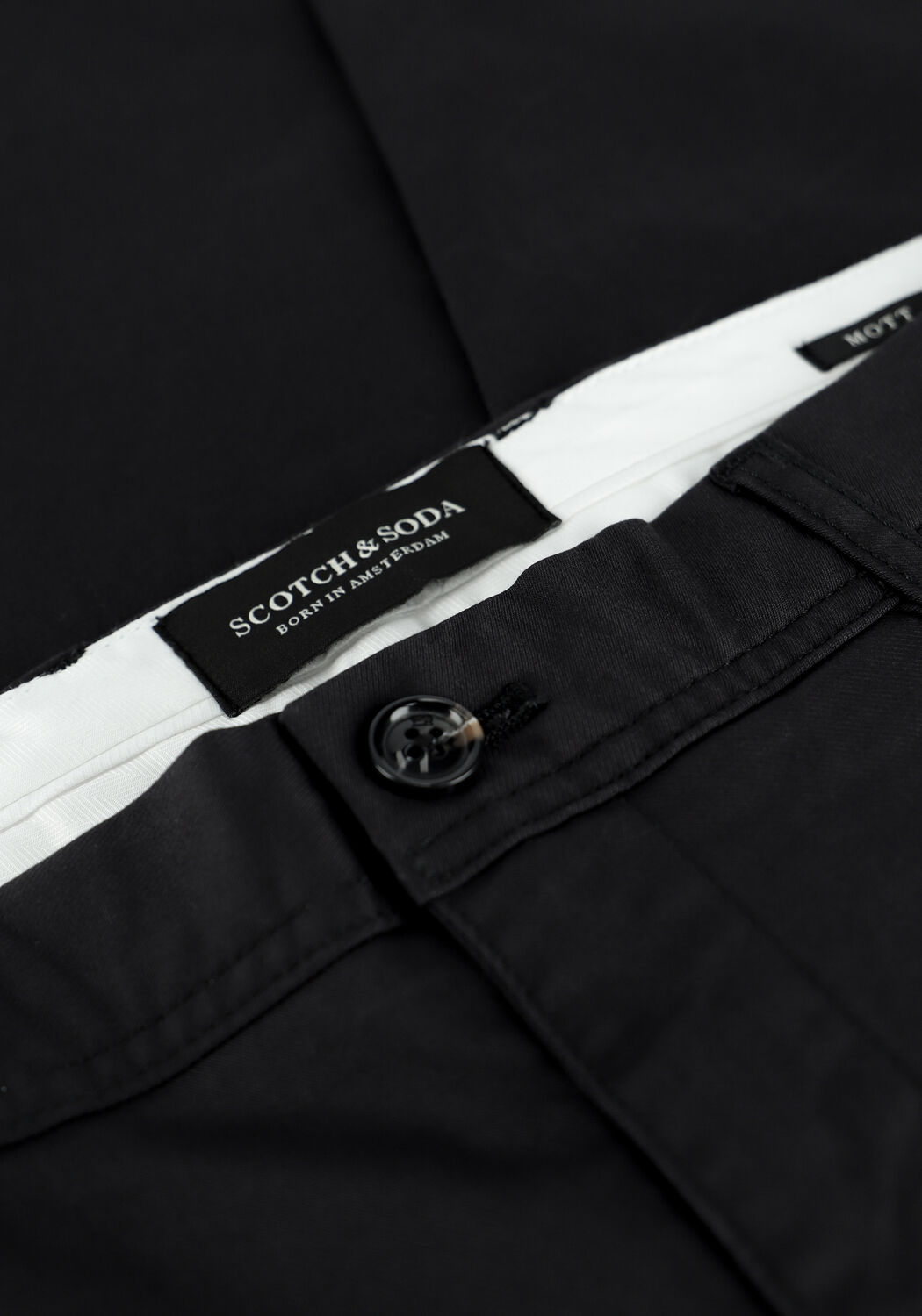 Donkergrijze SCOTCH & SODA Chino 163322 - MOTT SUPER SLIM-FIT C - large