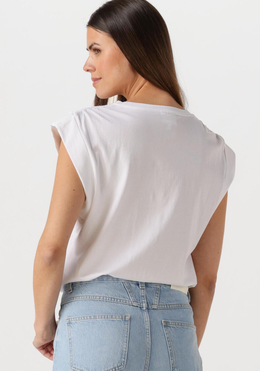 DANTE6 Dames Tops & T-shirts Sparrow Sequins Embellished Tee Wit