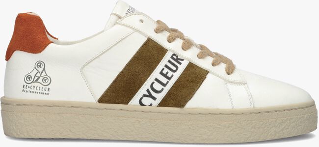 Witte CYCLEUR DE LUXE Lage sneakers RE-SET - large