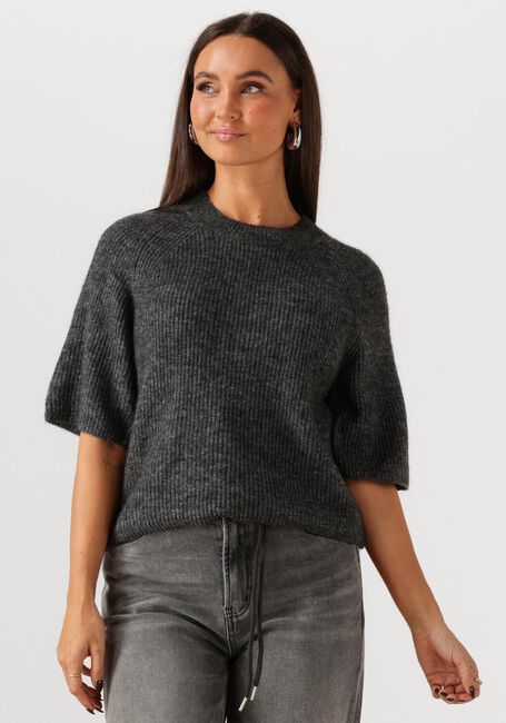 Donkergrijze MSCH COPENHAGEN Top MSCHMILANIA HOPE 2/4 PULLOVER - large