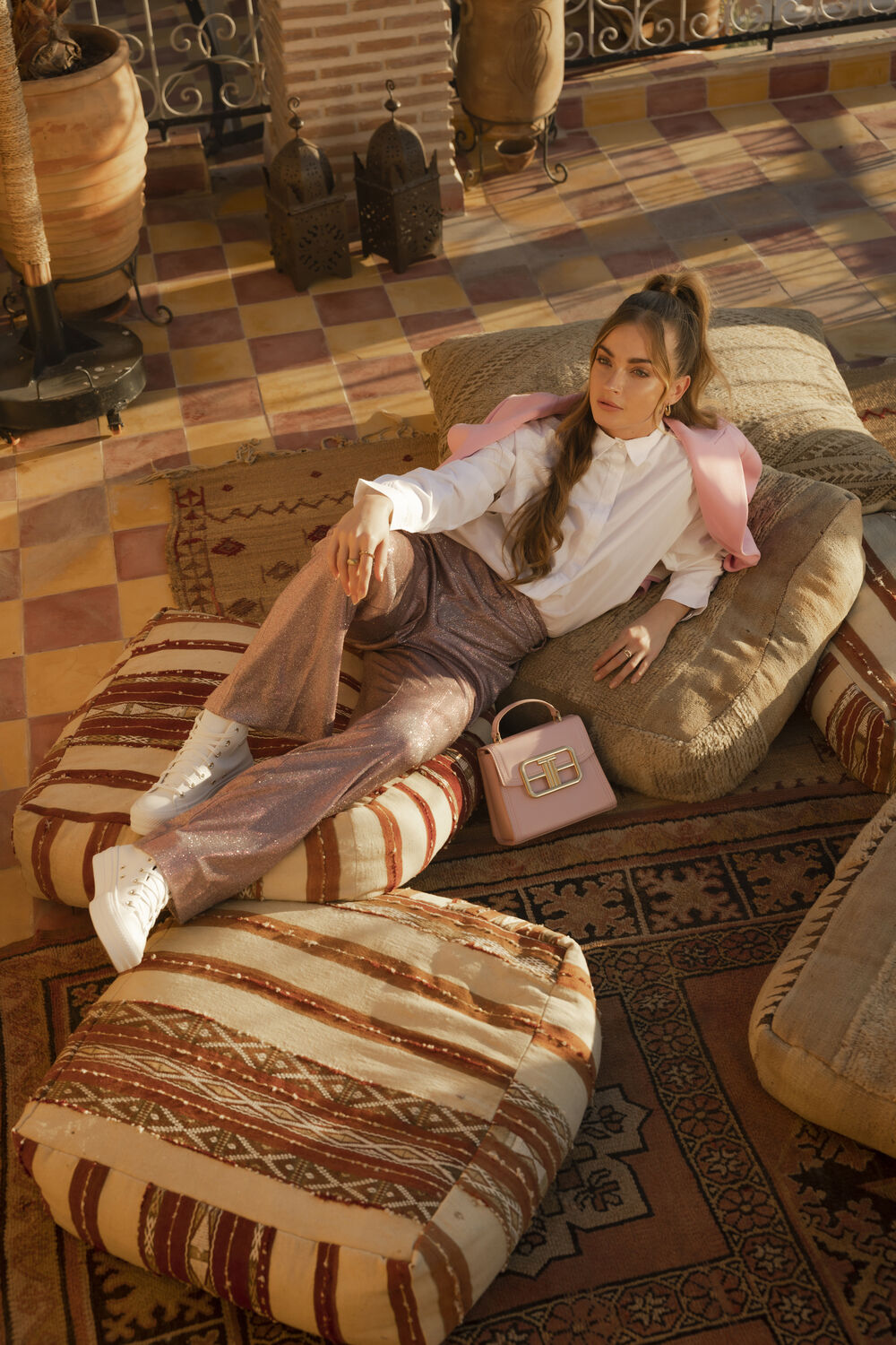 Witte SELECTED WOMEN Blouses HEMA LS SHIRT B BRIGHT - large