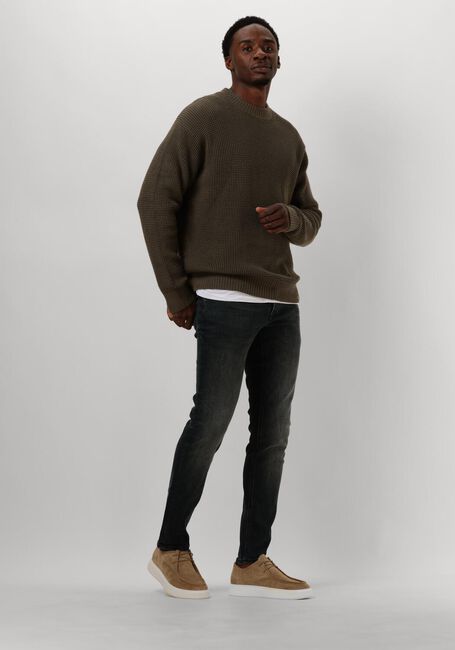 Bruine CALVIN KLEIN Trui CHUNKY TEXTURE SWEATER - large