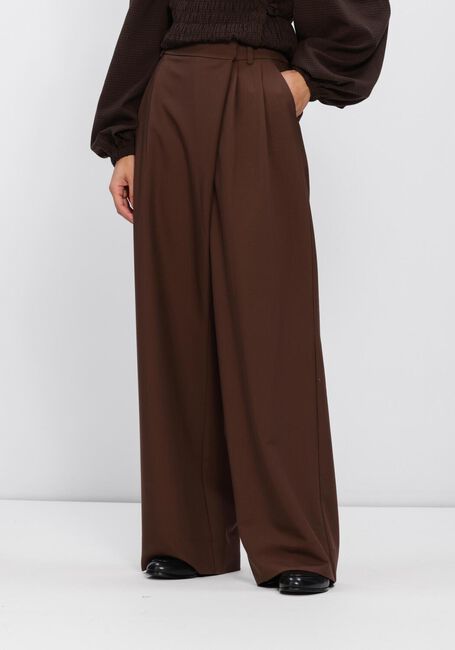 Bruine HARPER & YVE Wijde broek SYDNEY-PA - large