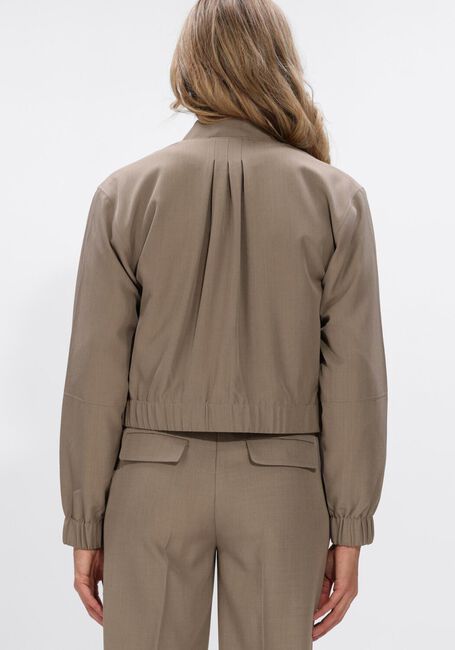 Taupe DANTE6 Jack SAMIE MELANGE JACKET - large