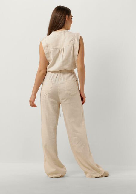 Gebroken wit SUMMUM Jumpsuit JUMPSUIT COTTON LINEN STRETCH - large