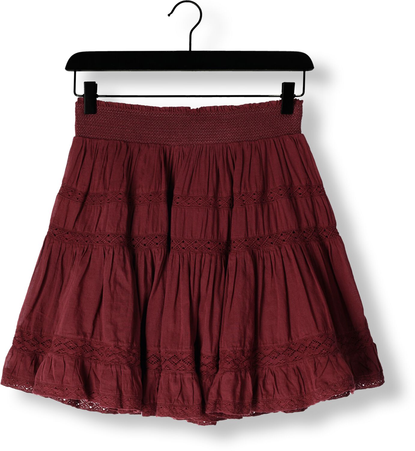 NEO NOIR Dames Rokken Callia S Voile Skirt Bordeaux