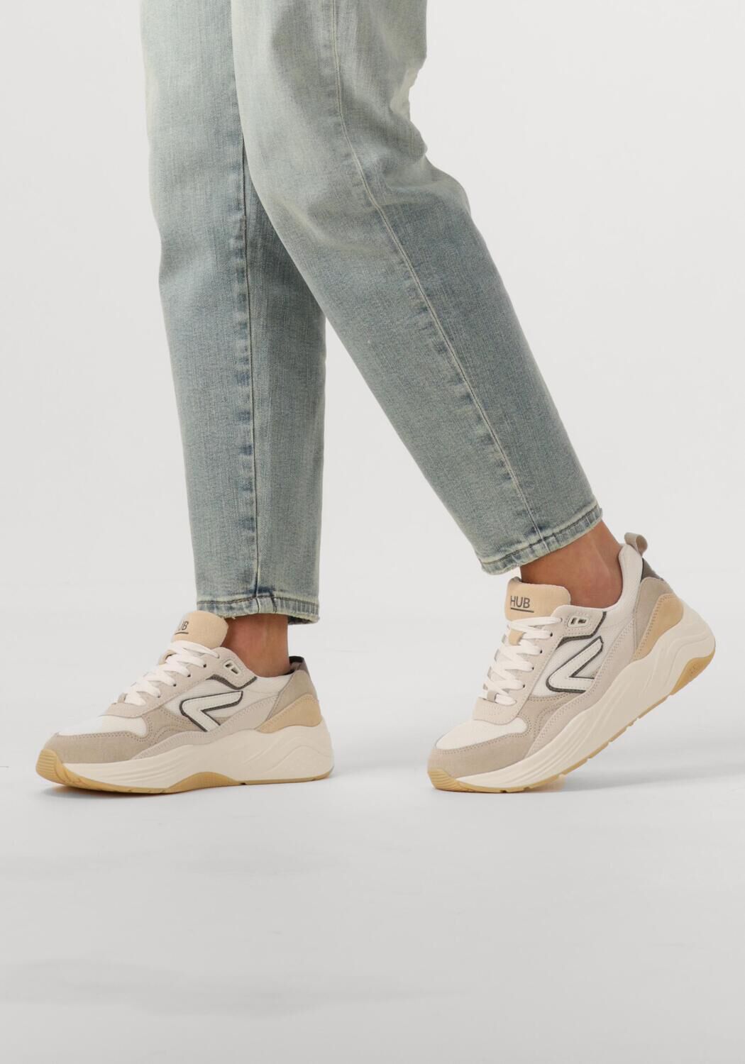 Witte HUB Lage sneakers GLIDE-Z - large