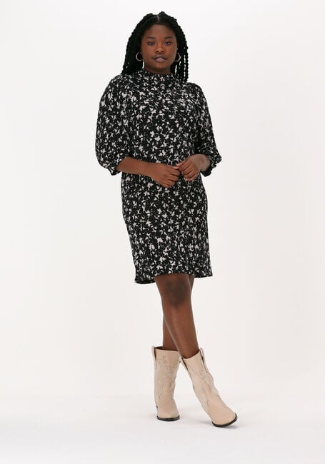 Zwarte OBJECT Mini jurk KATELYN 3/4 DRESS - large
