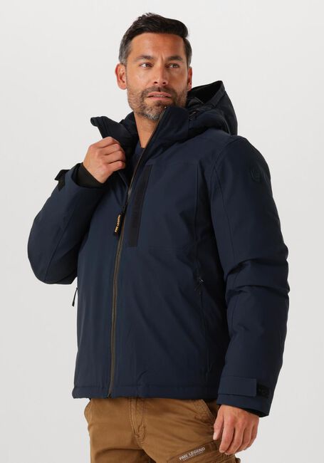 Donkerblauwe PME LEGEND Gewatteerde jas CREWCAT - large