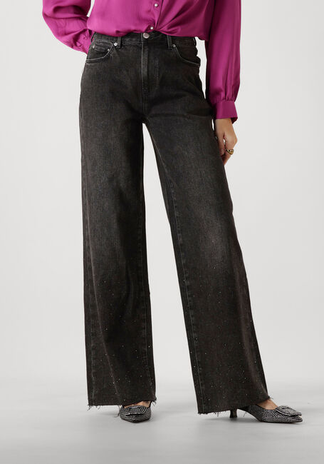 Zwarte CATWALK JUNKIE Straight leg jeans LOOSE FIT JEANS WITH METALLIC STRASS - large