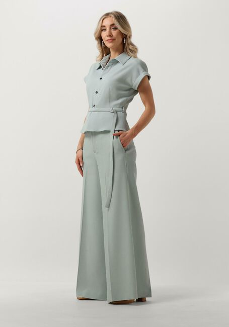 Mint VANILIA Pantalon WAFEL TAILORED WIDE FLAIR Mint VANILIA Pantalon WAFEL TAILORED WIDE FLAIR - large