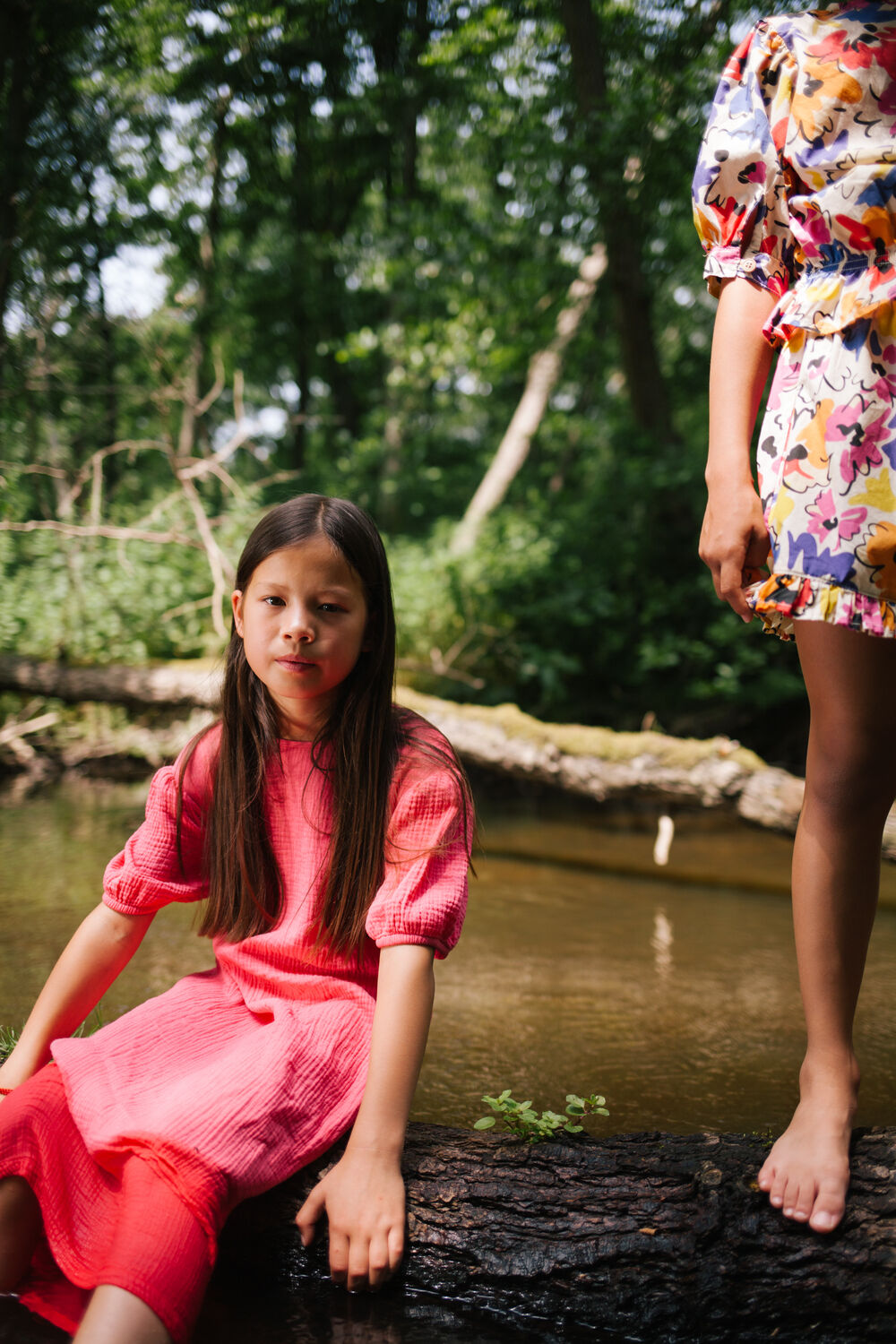 Roze DAILY BRAT Midi jurk AYLA DRESS - large