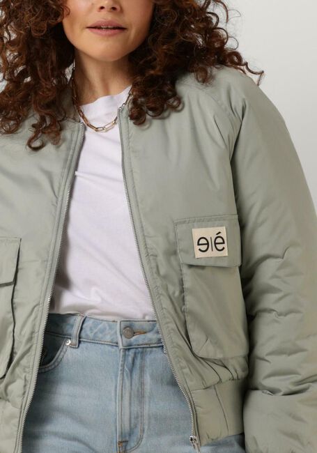 Lichtgrijze ESM&Eacute; STUDIOS Jack BLAIR SHORT JACKET - large