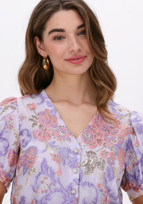 Paarse HUNKON Blouses COCO TOP - large