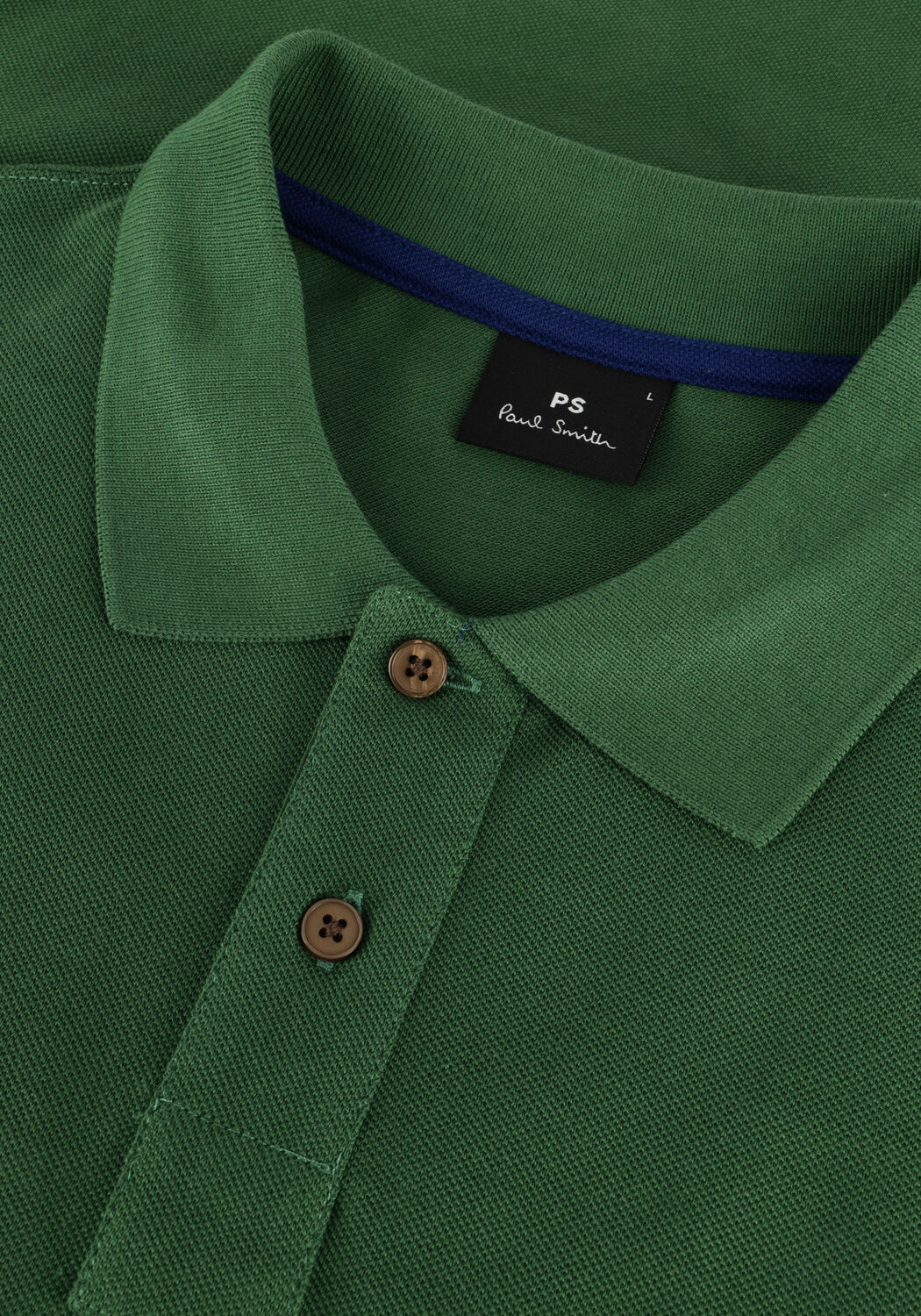 Groene PS PAUL SMITH Polo MENS SLIM FIT SS POLO SHIRT ZEBRA - large