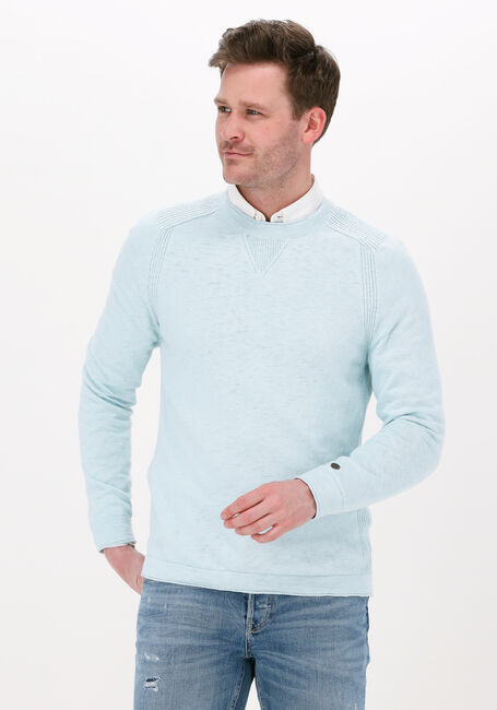 Mint CAST IRON Trui R-NECK LINEN COTTON SLUB - large