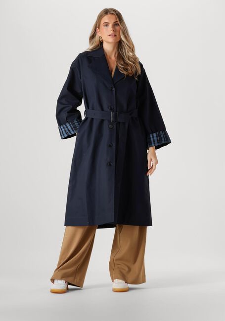 Blauwe MSCH COPENHAGEN Trenchcoats MSCHAUNE JOSEFINE JACKET - large