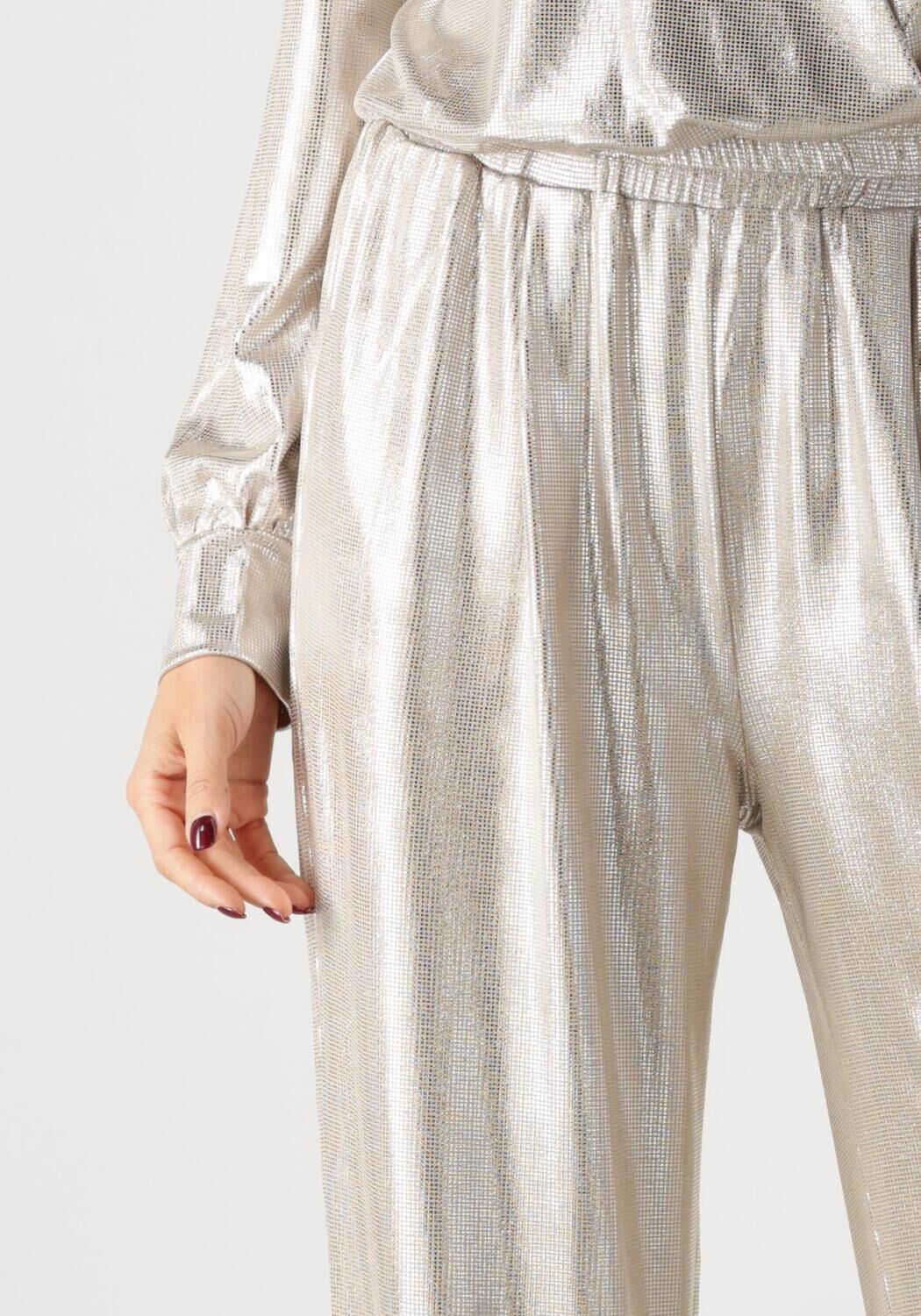 AMAYA AMSTERDAM Dames Broeken Jella Pants Zilver