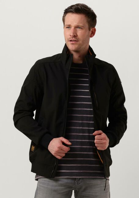 Zwarte PME LEGEND Jack BOMBER JACKET SKYGLIDER 3.0 SOFTSHELL - large