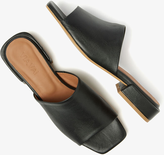 Zwarte VIA VAI Slippers GIGI LUNA - large