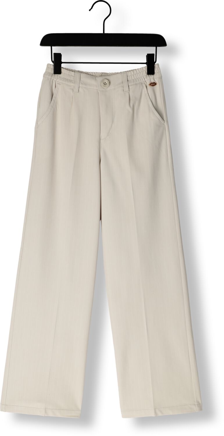 NOBELL Meisjes Broeken Sayla Girls Wide Pants Silver Grey Grijs