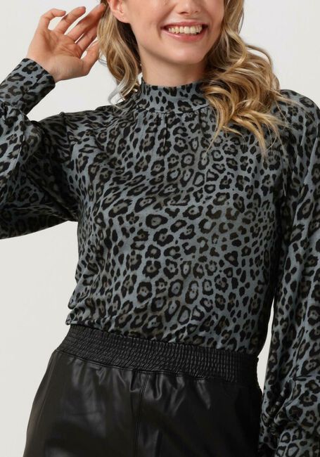 Blauwe JANSEN AMSTERDAM Blouses TAMARA - large